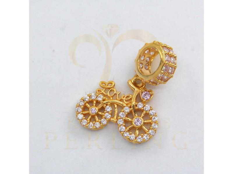 Charm Bead-Bicycle 
